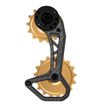 Chape dérailleur arrière carbone céramique Nova Ride CCD Evo S Sram AXS Rival Red Force 12v
