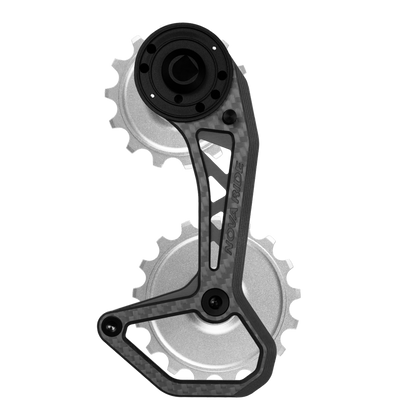 Chape dérailleur arrière carbone céramique Nova Ride CCD Evo S Sram AXS Rival Red Force 12v