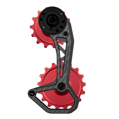 Chape dérailleur arrière carbone céramique Nova Ride CCD Evo S Sram AXS Rival Red Force 12v