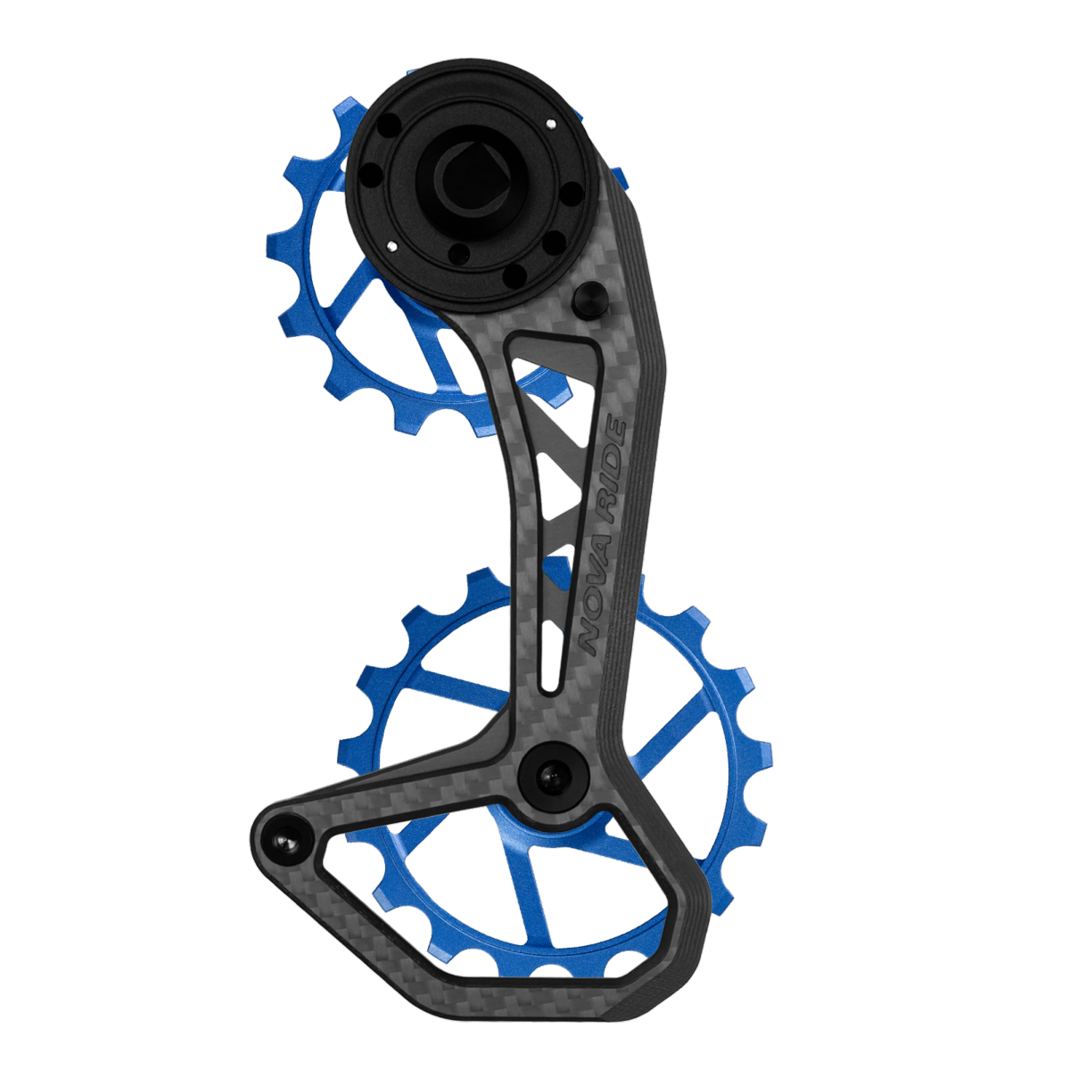 Chape dérailleur arrière carbone céramique Nova Ride CCD Evo Sram AXS Rival Red Force 12v