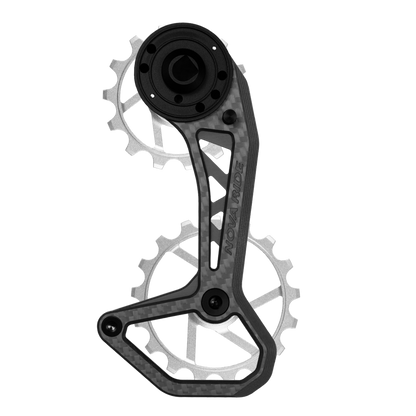 Chape dérailleur arrière carbone céramique Nova Ride CCD Evo Sram AXS Rival Red Force 12v