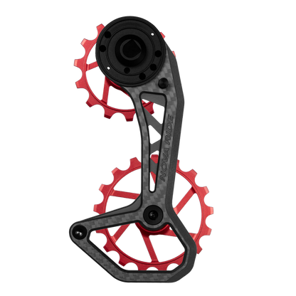 Chape dérailleur arrière carbone céramique Nova Ride CCD Evo Sram AXS Rival Red Force 12v