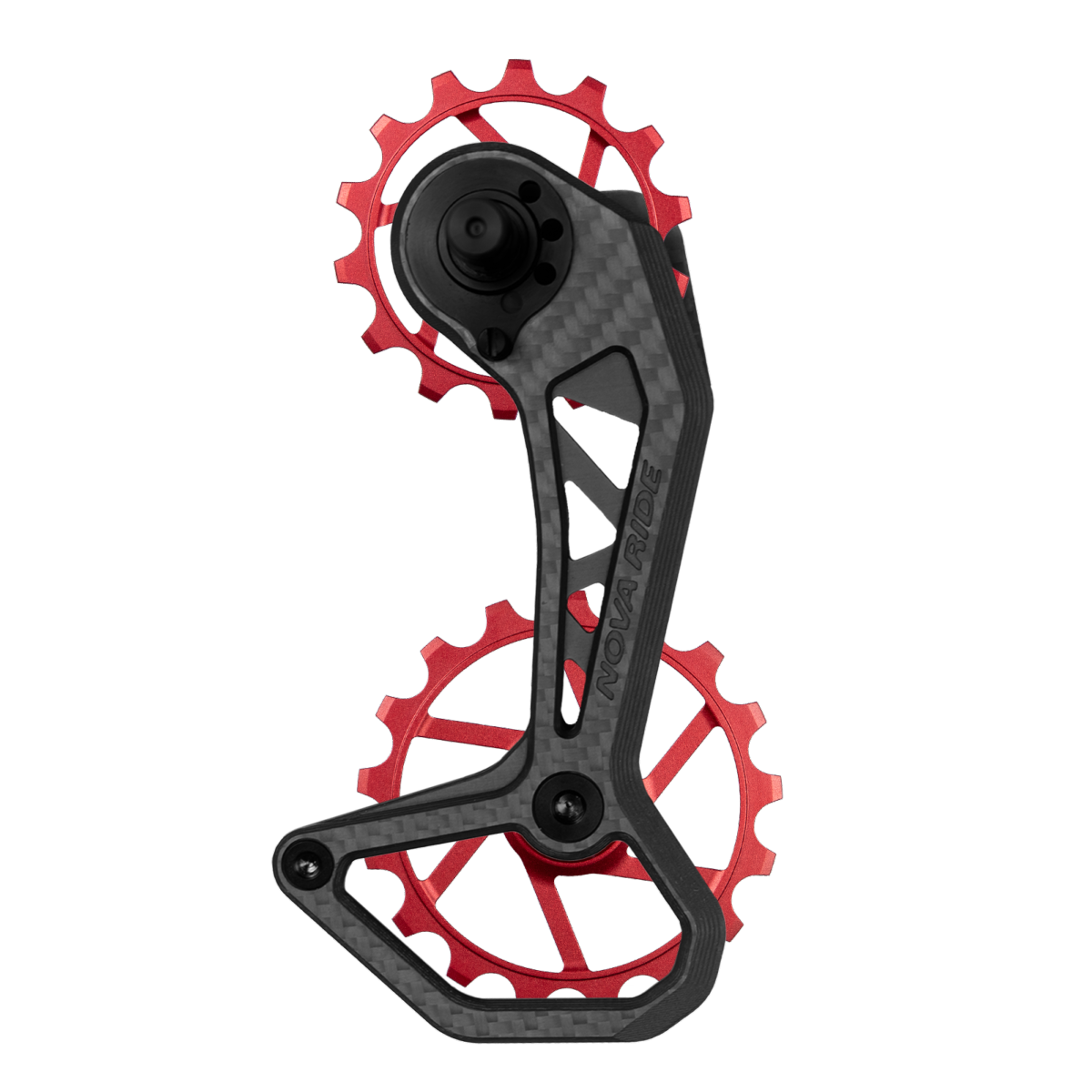 Chape dérailleur arrière carbone céramique Nova Ride CCD Evo Shimano Ultegra et Dura-Ace 12v