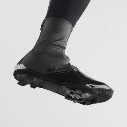 Couvre-Chaussures Hiver SHIMANO DUAL VTT - ROUTE  H2O Jaune Fluo
