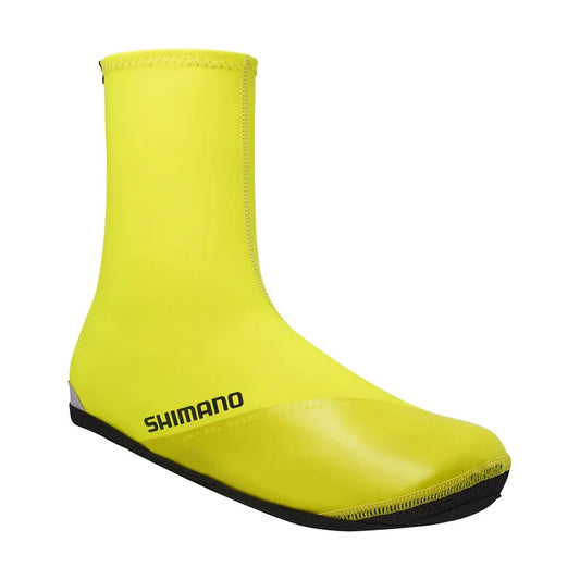 Couvre-Chaussures Hiver SHIMANO DUAL VTT - ROUTE  H2O Jaune Fluo