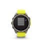 Montre GPS Garmin Fénix 8 Solar - 47 mm Sapphire Titane Carbon Gray DLC avec Bracelet en Silicone Jaune Graphite
