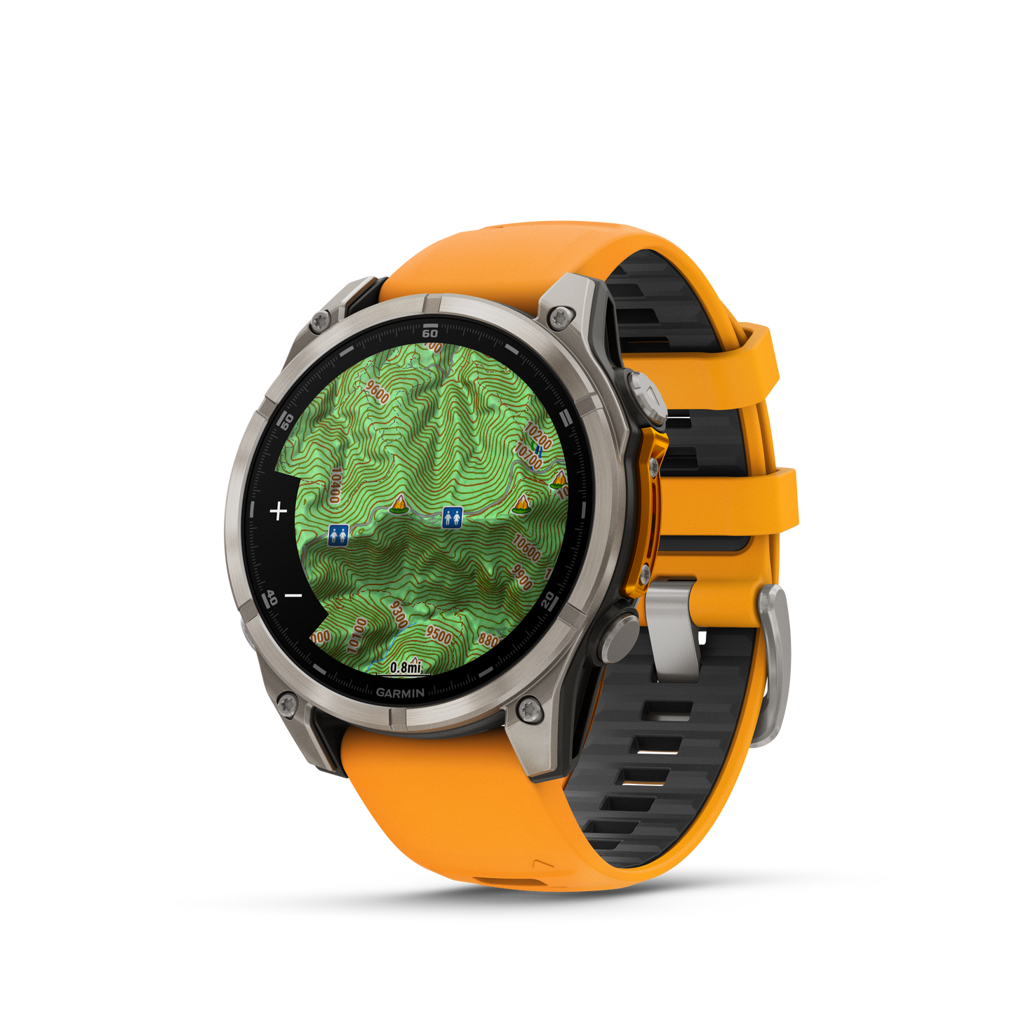 FENIX 8 AMOLED 47MM SAPPHIRE TITANIUM ORANGE
