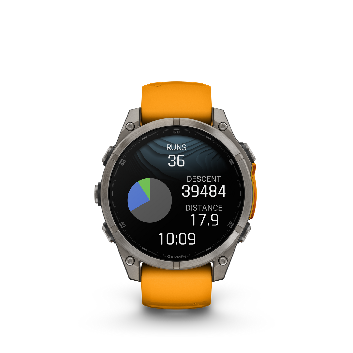 FENIX 8 AMOLED 47MM SAPPHIRE TITANIUM ORANGE