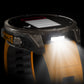 Montre GPS Garmin Fénix 8 Solar - 47 mm Sapphire Titane Carbon Gray DLC avec Bracelet en Silicone Jaune Graphite