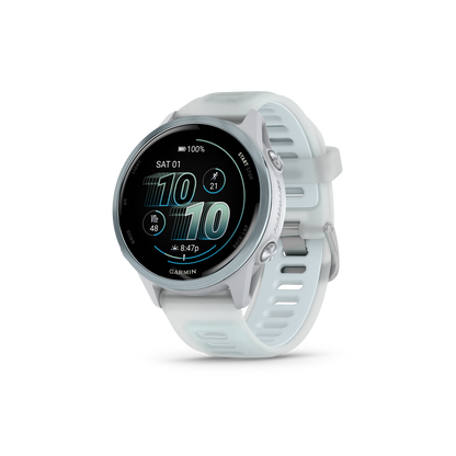 NEW  Forerunner 570 - 42mm Aluminium bleu ciel avec bracelet blanc translucide/bleu ciel