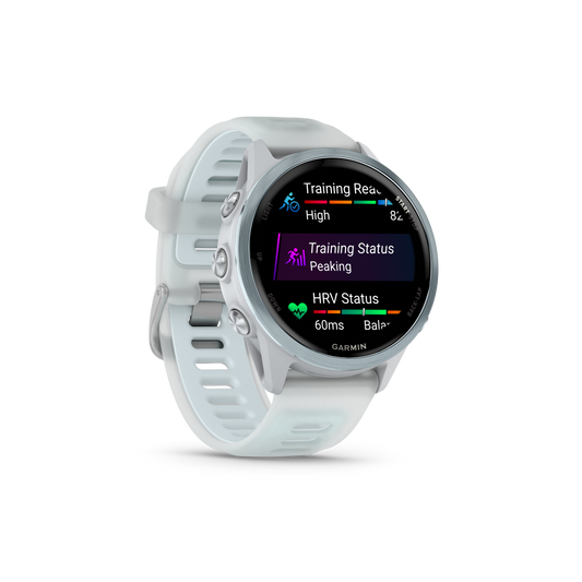 NEW  Forerunner 570 - 42mm Aluminium bleu ciel avec bracelet blanc translucide/bleu ciel