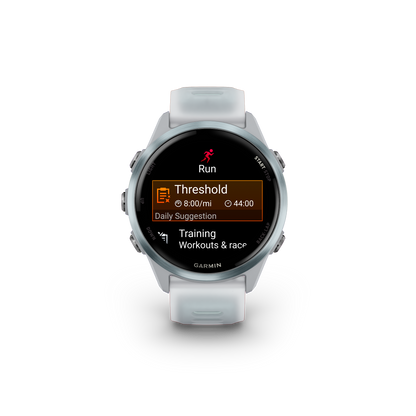NEW  Forerunner 570 - 42mm Aluminium bleu ciel avec bracelet blanc translucide/bleu ciel