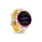 NEW  Forerunner 570 - 42mm Aluminium rose avec bracelet ivoire translucide/orange