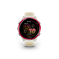 NEW  Forerunner 570 - 42mm Aluminium rose avec bracelet ivoire translucide/orange
