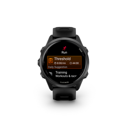 NEW Forerunner 570 - 42mm Aluminium Slate avec bracelet noir translucide/noir
