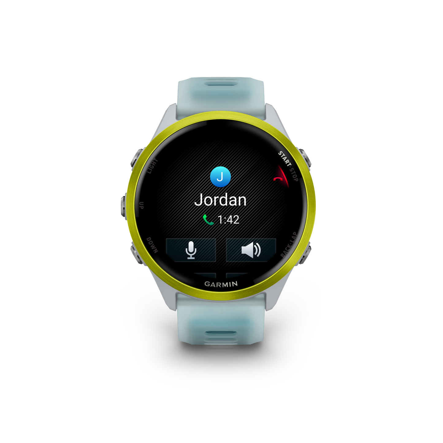 NEW Forerunner 570 - 47mm Aluminium jaune avec bracelet blanc translucide/Turquoise