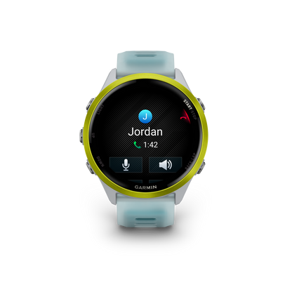 NEW Forerunner 570 - 47mm Aluminium jaune avec bracelet blanc translucide/Turquoise