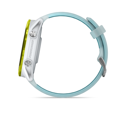 NEW Forerunner 570 - 47mm Aluminium jaune avec bracelet blanc translucide/Turquoise
