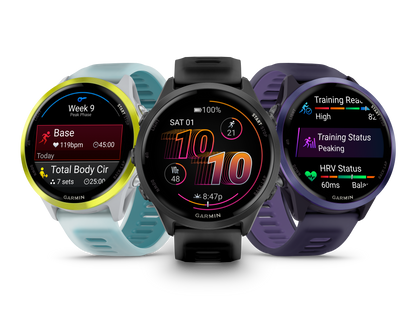 NEW Forerunner 570 - 47mm Aluminium indigo avec bracelet violet translucide/Indigo