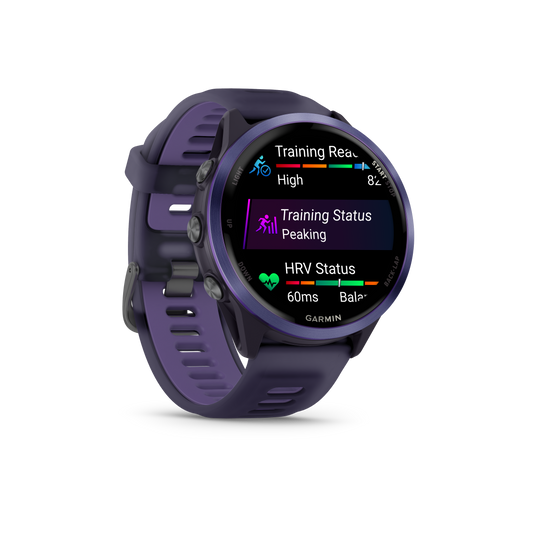 NEW Forerunner 570 - 47mm Aluminium indigo avec bracelet violet translucide/Indigo