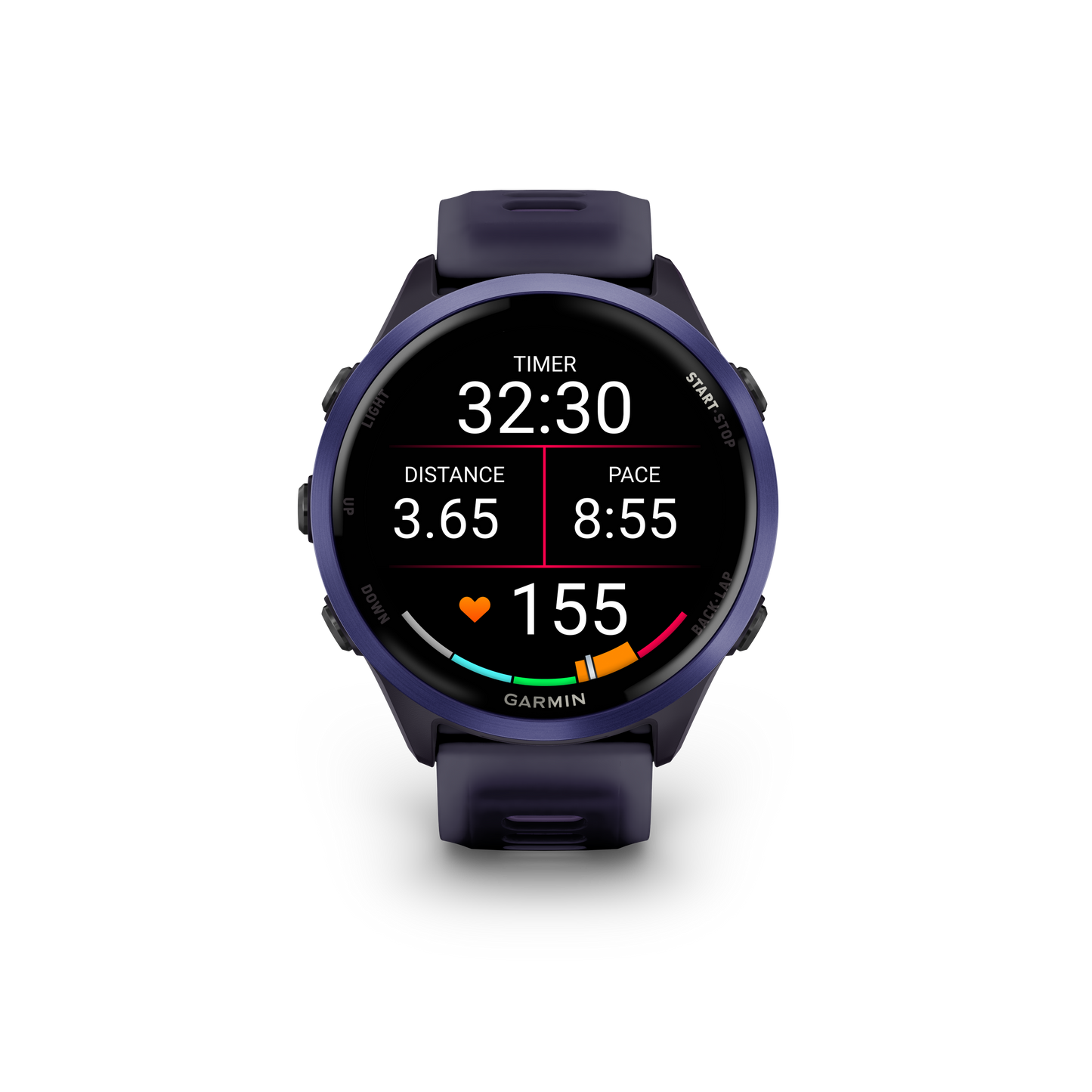 NEW Forerunner 570 - 47mm Aluminium indigo avec bracelet violet translucide/Indigo