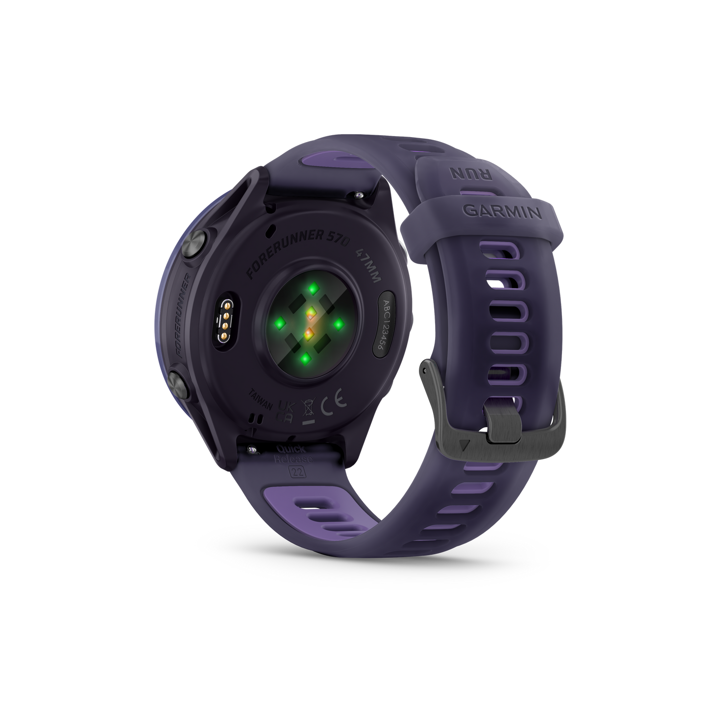 NEW Forerunner 570 - 47mm Aluminium indigo avec bracelet violet translucide/Indigo