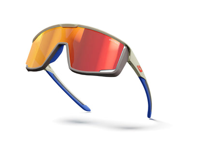 Lunettes vélo Julbo Fury  Marron Clair / Marron / Bleu - Spectron 3  2025