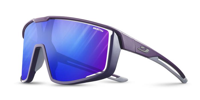 Lunettes vélo photochromiques Julbo Fury Violet / Gris - REACTIV 1-3 High