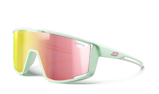 Lunettes  photochromiques Julbo Fury Mint / Gris Clair / Rose - REACTIV 1-3 Light Amplifier 2024