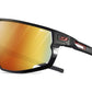 Lunettes vélo photochromiques Julbo Rush Noir Rouge  REACTIV 1-3 Light Amplifier