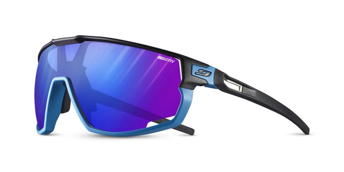 Lunettes vélo photochromiques Julbo Rush Bleu / Noir - REACTIV 1-3 High Contrast