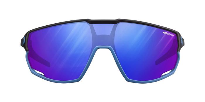 Lunettes vélo photochromiques Julbo Rush Bleu / Noir - REACTIV 1-3 High Contrast