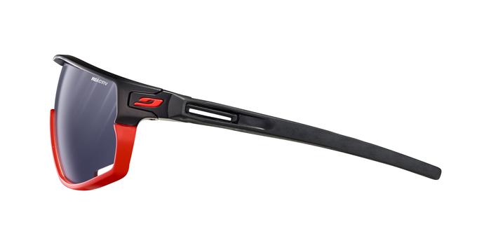 Lunettes vélo photochromiques Julbo Rush Orange Fluo / Noir - REACTIV 0-3