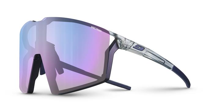 Lunette EDGE JULBO Gris Translucide/Violet - Verres SPECTRON 1