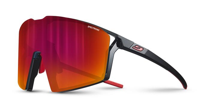 Lunette EDGE JULBO Noir/Rouge - Verres SPECTRON 3