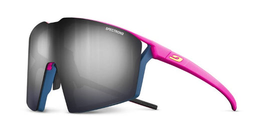 Lunettes vélo Julbo Edge Rose Fluo / Bleu - Spectron 3   2024