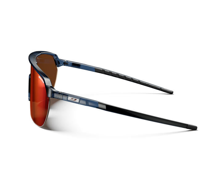 Lunettes photochromiques Julbo Frequency Bleu Translucide / Noir - REACTIV 0-3 High Contrast 2025