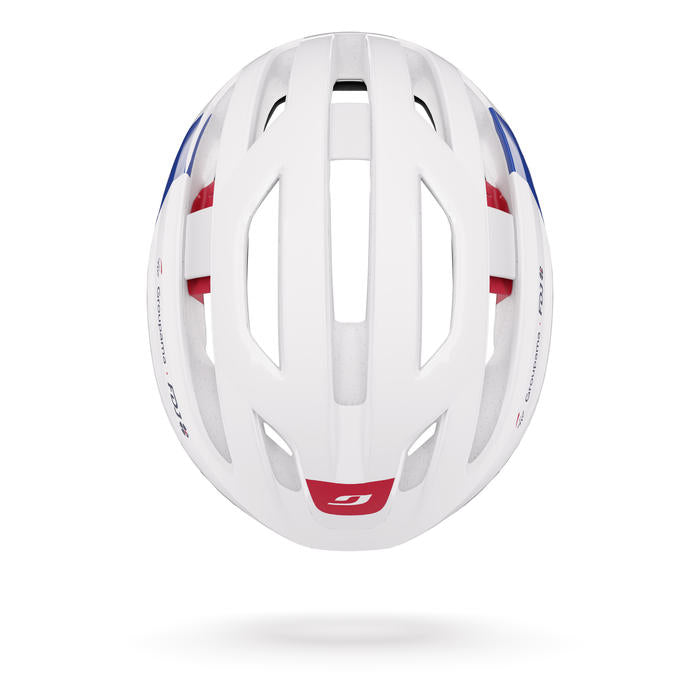 Casque vélo route Julbo Finisher EVO Blanc Groupama FDJ Mips 2025