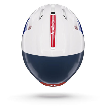 Casque vélo route Julbo Finisher EVO Blanc Groupama FDJ Mips 2025