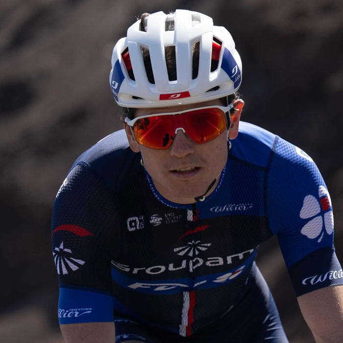 Casque vélo route Julbo Finisher EVO Blanc Groupama FDJ Mips 2025