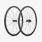 Paire de Roues SCOPE NOIR RACE  30  DISC à Pneus (Center Lock)