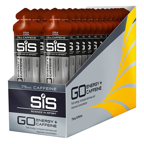 GELS SIS GO ENERGY+ CAFÉINE BOITE DE 30 GELS DE 60ML