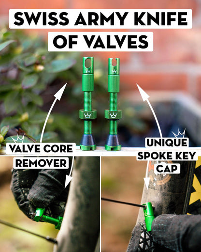 Valves Tubeless Peaty's MK2 Chris King 42mm