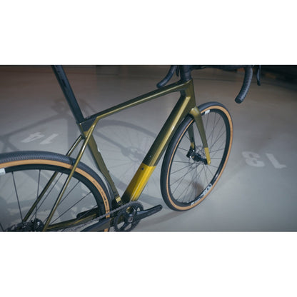 Vélo Gravel Superior X Road Team Comp  Oliv Gloss / Chrome