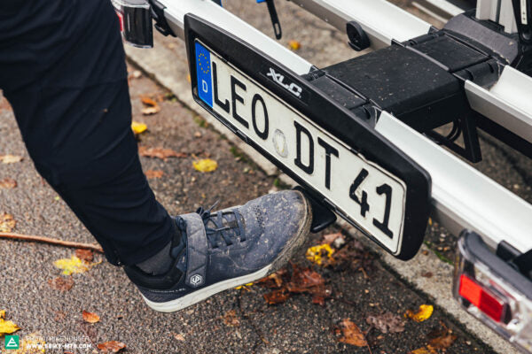 XLC VC-C08 PORTE-VÉLO ALMADA WORK-E PLIABLE POUR 2 E-BIKES AVEC ADAPTATEUR POUR CADRE