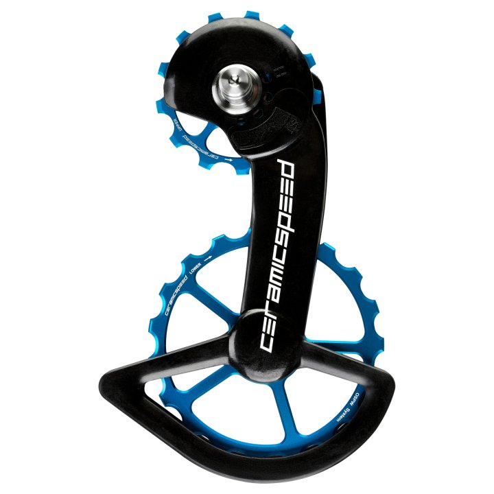 Chape dérailleur arrière 12v Ceramic Speed OSPW Shimano di2 & DA9200/9250 & ULT8100/8150 Bleu