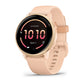 Montre Connectée Garmin Vívoactive 6 Metallic Pink Dawn avec bracelet rose pêche