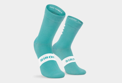 Chaussettes Siroko  S1 Cyan Trollstigen
