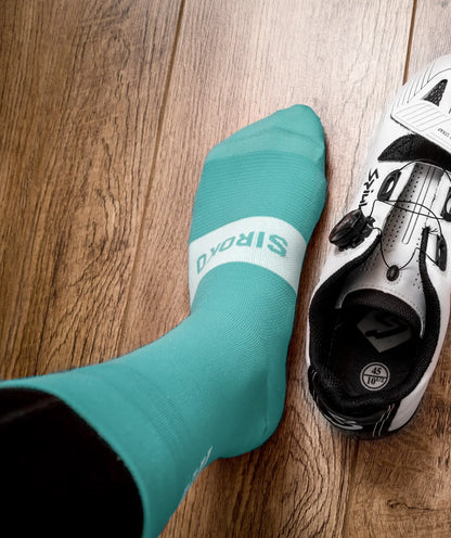 Chaussettes Siroko  S1 Cyan Trollstigen
