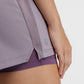 Short double couche trail running femme Araroa Lilac